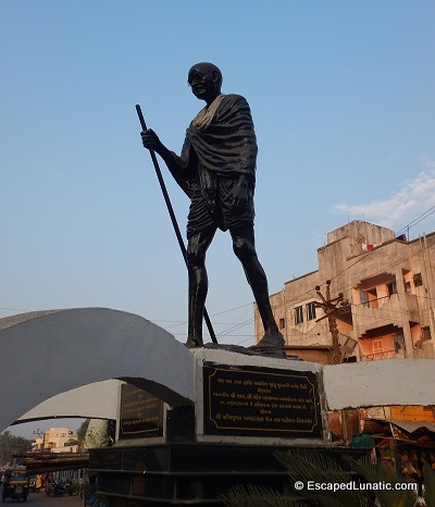 Gandhi on the Salt Match to Dandi Beach