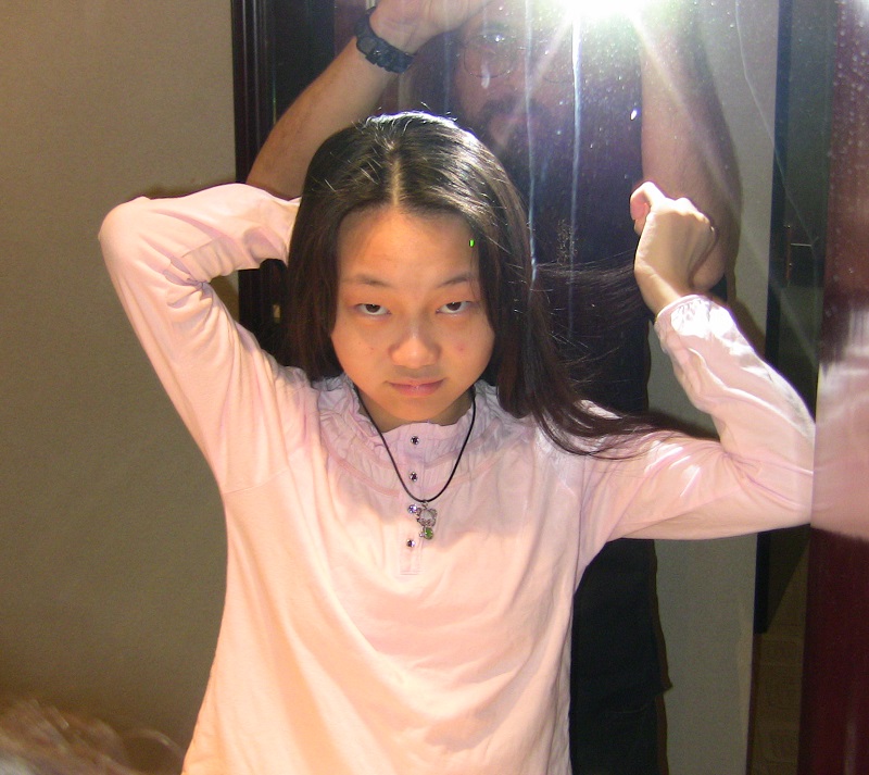 My beautiful daughter the day after My Big Fat Guangdong Wedding.