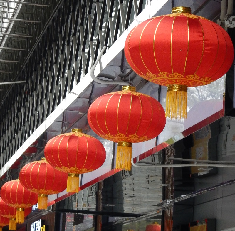 Chinese lanterns a must have item on any wedding shopping list.
