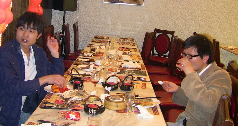 Friends from my former work at my wedding party