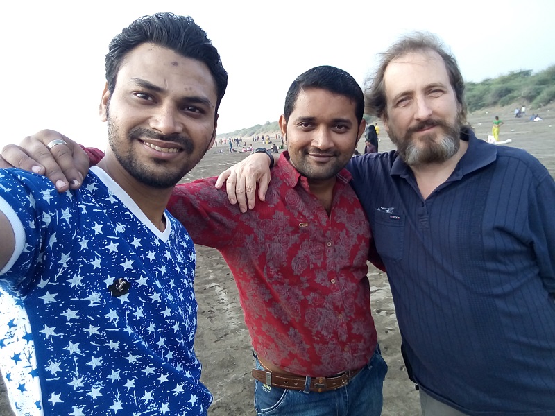 Azhar, Krish, and an Escaped Lunatic at Dandi Beach