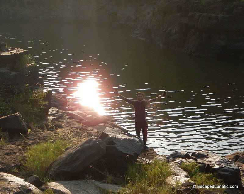 Azher at Giradhodh Falls