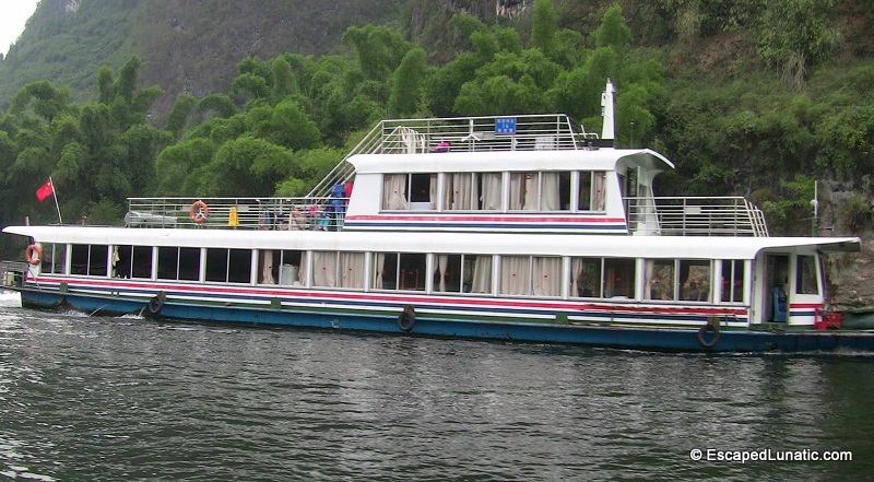 Li River Boat - My Big Fat Guangxi Honeymoon.