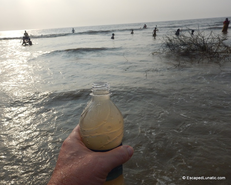 Tasty, refreshing salt water in a bottle.