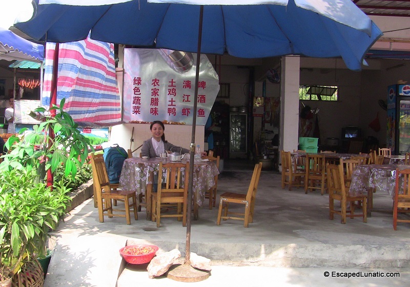 Lunch on the way to Moon Hill