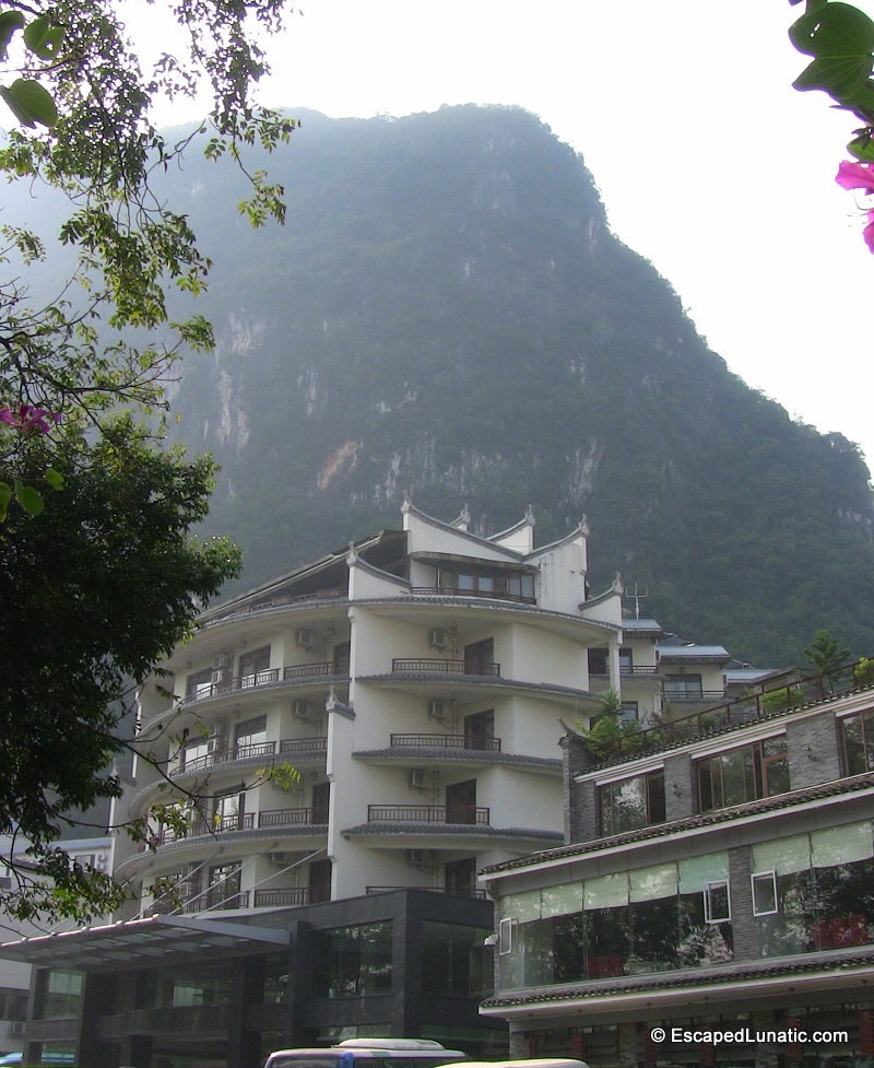 The first hotel had issues, so we upgraded to this one for our Big Fat Guangxi Honeymoon
