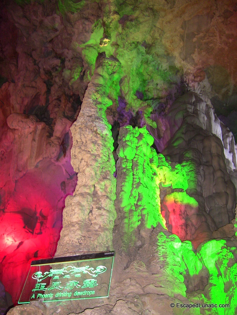 Phoenix Drinking Dewdrops in Assembling Dragon Cave, Yangshuo