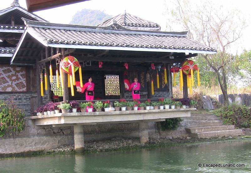 Pretty dancers in Shangri-La - from My Big Fat Guangxi Honeymoon.