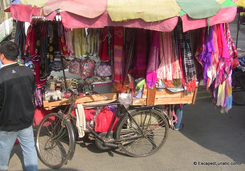 Cart full of priceless cultural relics seen on My Big Fat Guangxi Honeymoon.