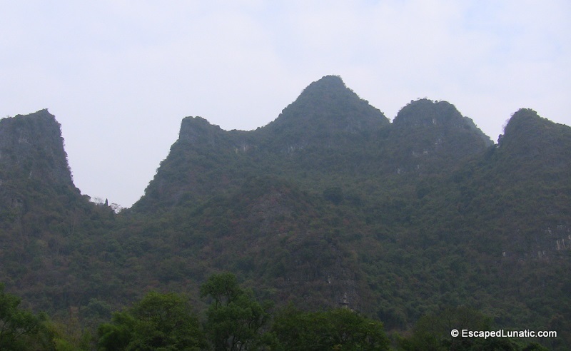 Sort Of Like A Dragon Mountain on the Li River near Yangshuo