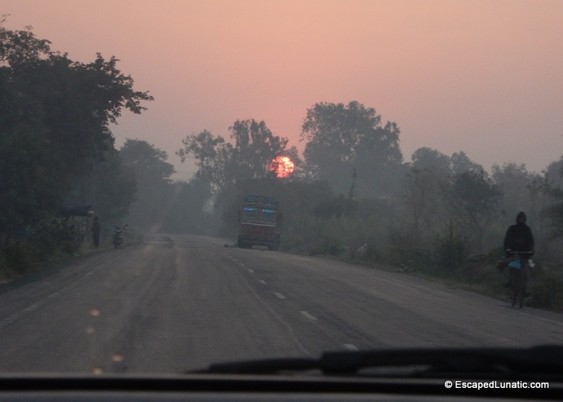 Sunrise on the way to Giradhodh falls