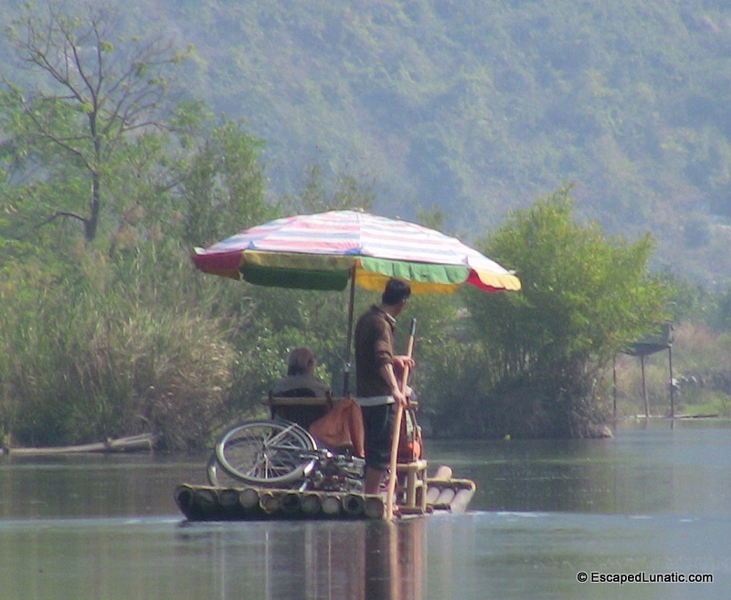 Bringing a bike makes sure you can get home after a raft trip.