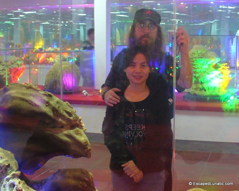 Cave alien fossil from Assembling Dragon Cave near Yangshuo.