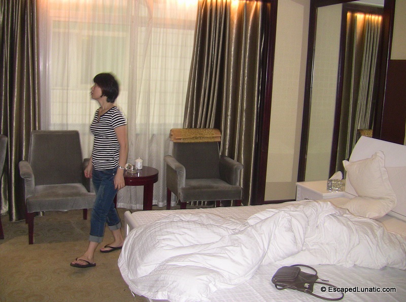 Our hotel room in Feng Huang on Mission: Second Honeymoon
