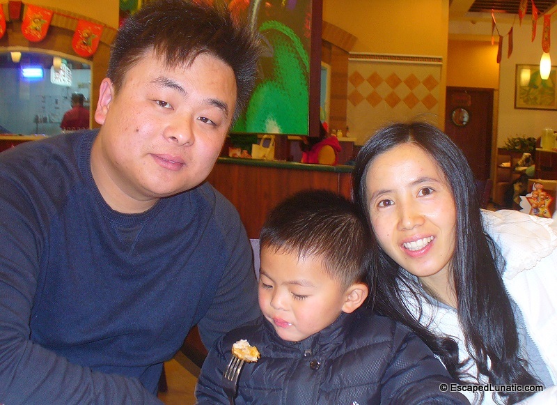 Her son likes Christmas Pizza