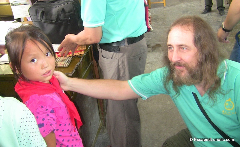 My personal reason for being on the mission of mercy - the girl I sponsor.