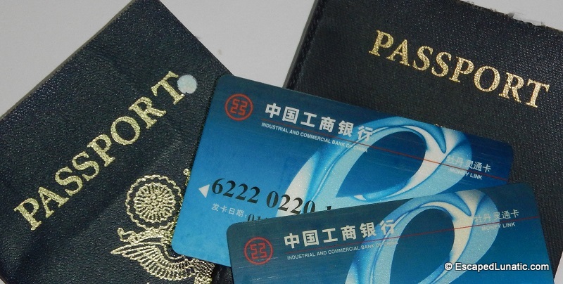 Two Passports, Two Bank Cards, One Headache - part of the fun of Banking in China