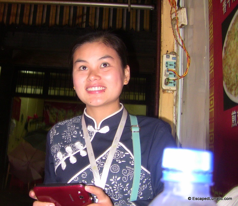 A lovely Miao tour guide in FengHuang