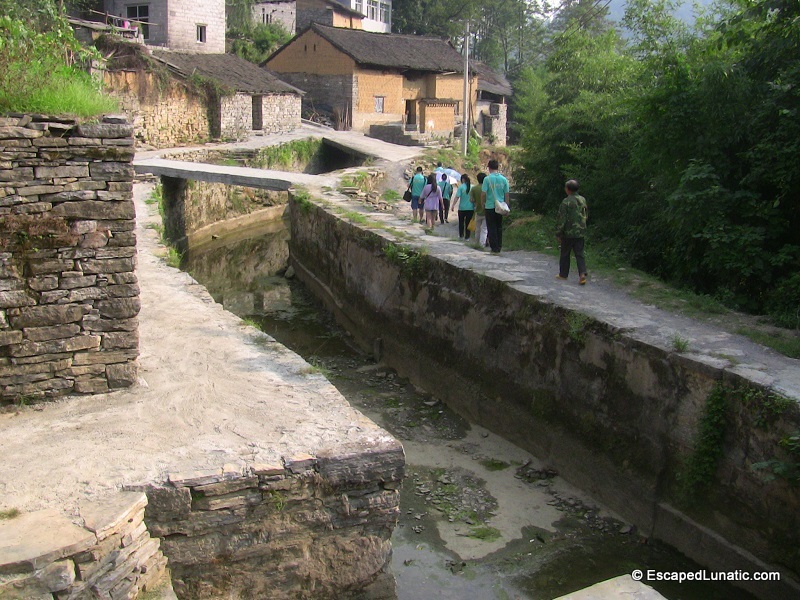 Leaving my darling little girl's village.