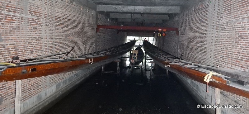 Three of my sector's dragon boats asleep in their lair