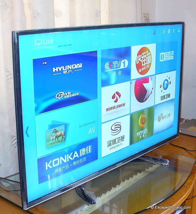 Buying a TV took a little effort, but I think we got a good one.