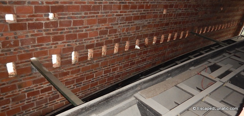 I shoved my arm and camera through the wall to get this photo.