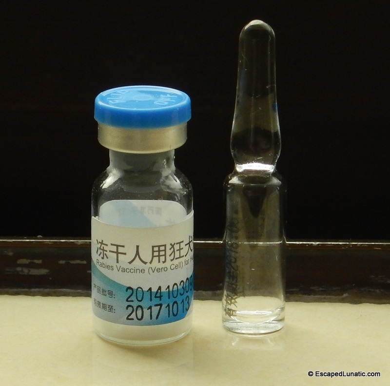 This vaccine prevents Rabies. It's only partially effective against lycanthropy.