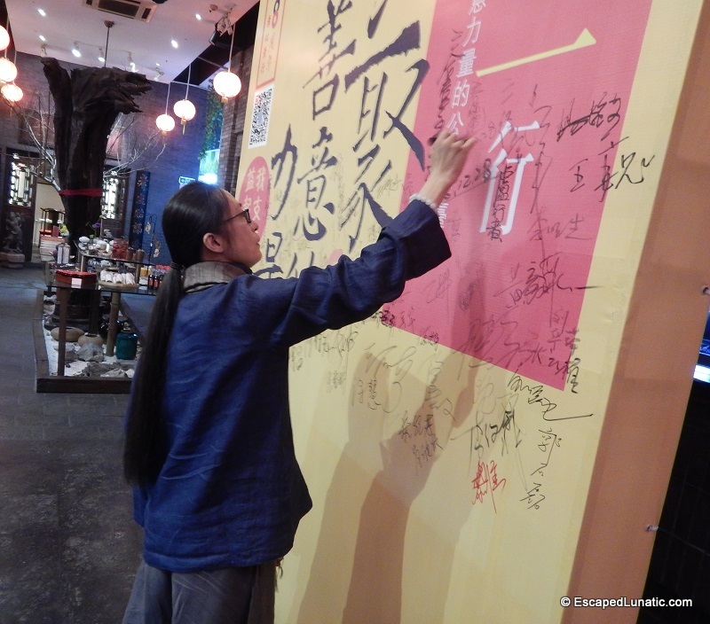 Signing on for charity