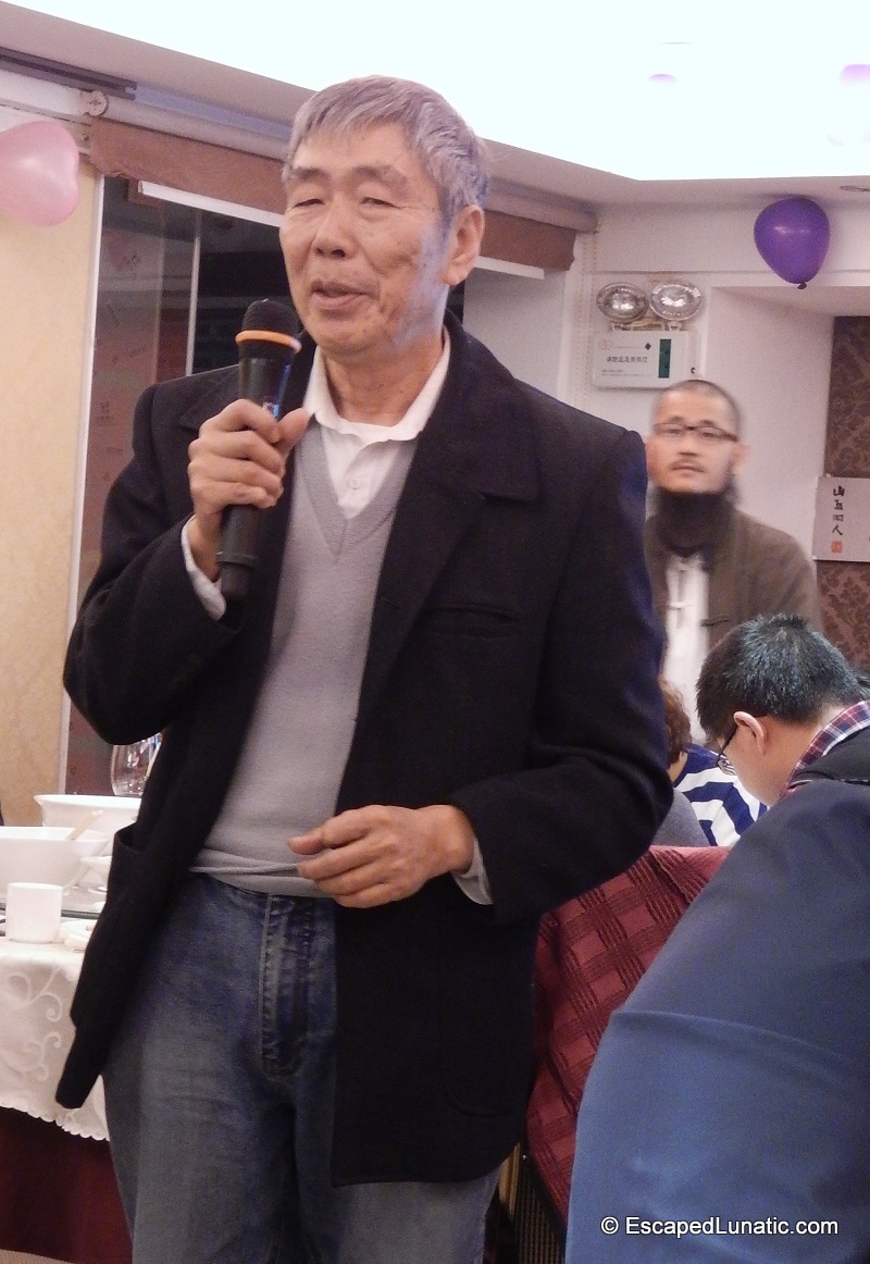 Charity Parties always have speeches