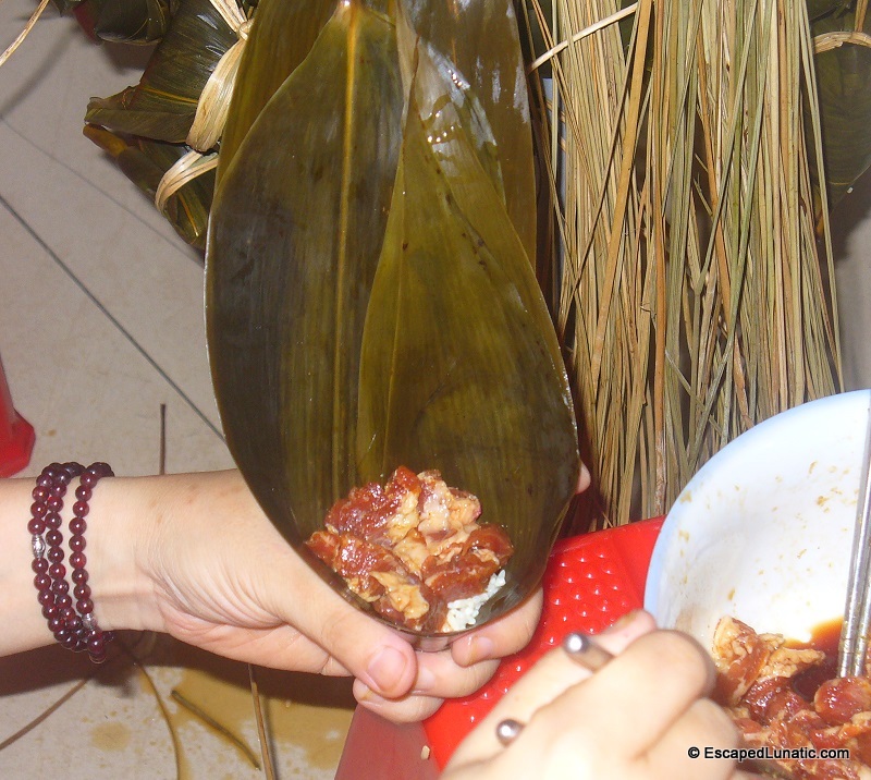 Zongzi, favorite food of sleeping dragons