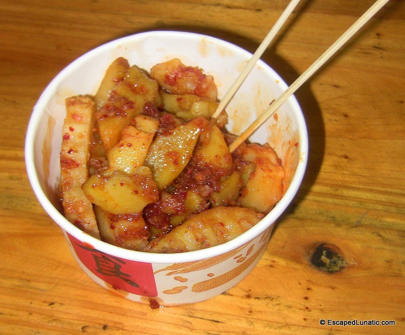 Super-Spicy Hunan Style French Fries in Fenghuang