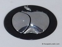 Gleaming chrome iPhoada controlsr