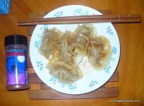Jiaozi with Carolina Reaper